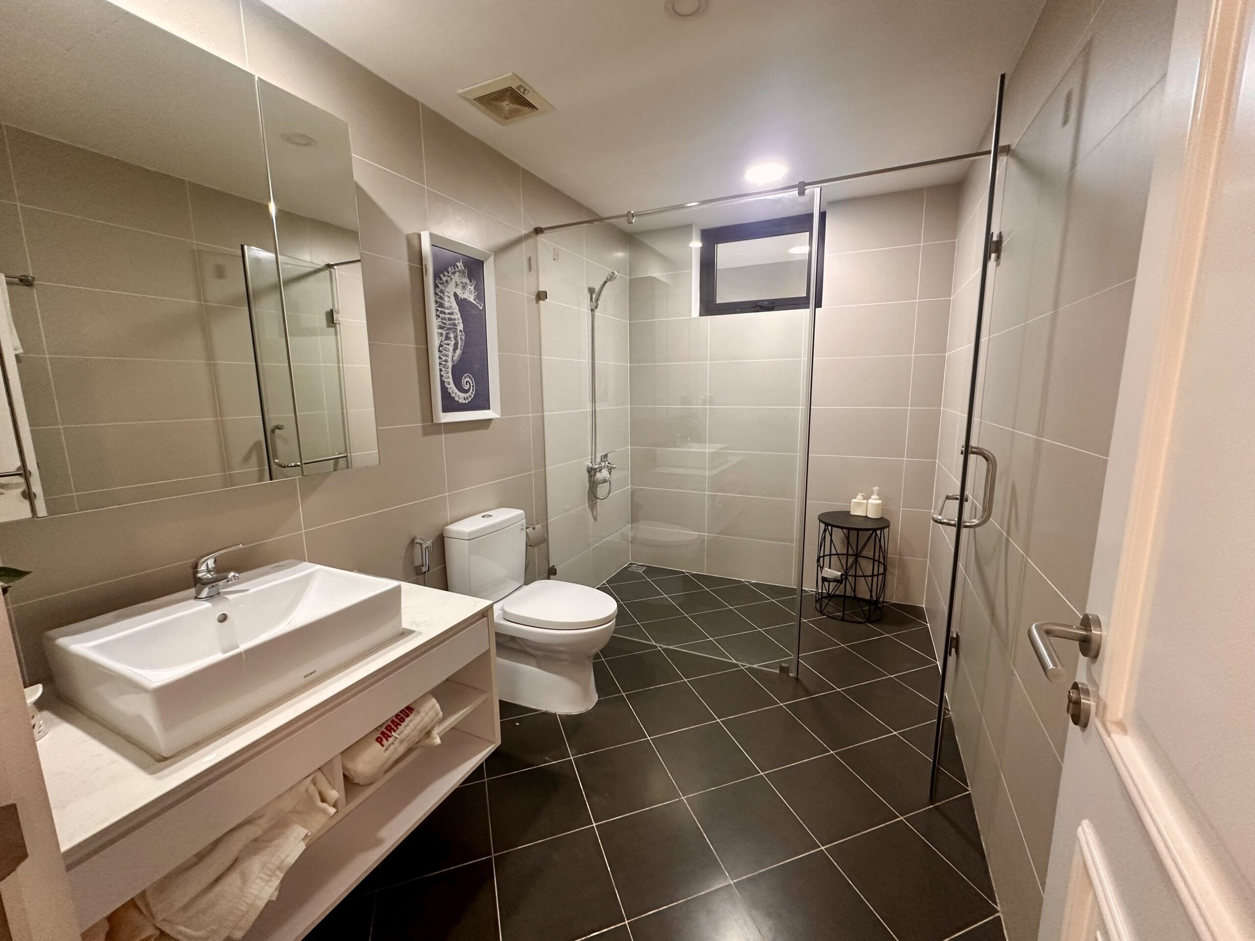 Nhà vệ sinh – Tòa Happy Tower – Hà Nội Paragon Cầu Giấy