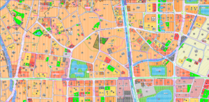 Bản đồ quy hoạch đường chạy qua dự án và khu vực lân cận