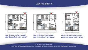 Căn hộ 2PN+1 đa năng với 2 phòng tắm tại Vinhomes Ocean Park