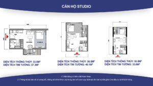 Căn hộ Studio tiện lợi ở Vinhomes Ocean Park