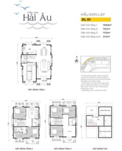 Biệt thự khu Hải Âu Vinhomes Ocean Park