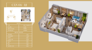 căn hộ 69,5 dự án tecco diamond