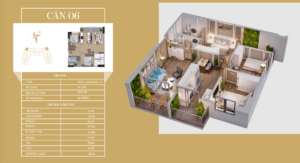 căn hộ 81m2 dự án tecco diamond