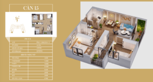 căn hộ góc 72,9m2 tecco diamond