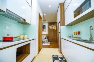 khu bếp căn hộ dự án tecco diamond