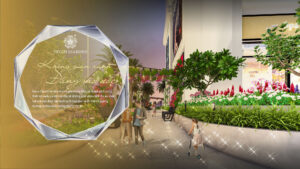 con đường dạo bộ ở tecco diamond