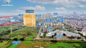 hình ảnh liên kết vùng thực tế ở dự án tecco diamond