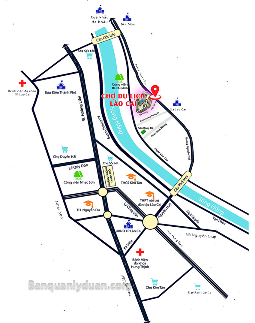 Tọa độ kinh doanh sầm uất trung tâm Tp. Lào Cai – Chợ du lịch Lào Cai