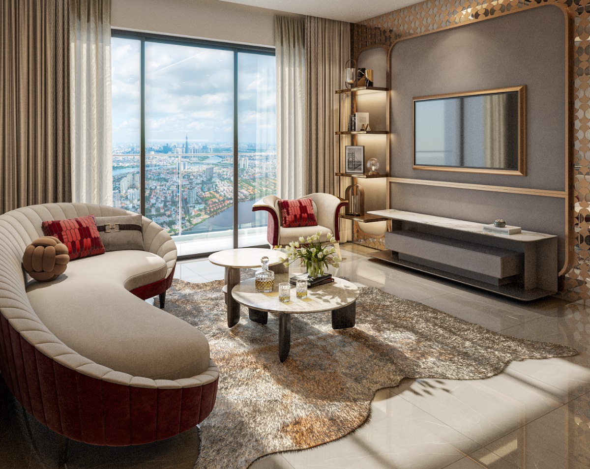 Không gian sống chuẩn sang, vật liệu tinh tuyển –The Privé được giới thượng lưu chọn để “sưu tầm”