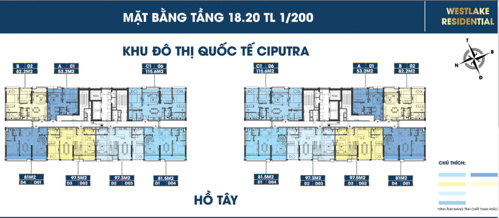 mặt bằng dự án celestine westlake tây hồ